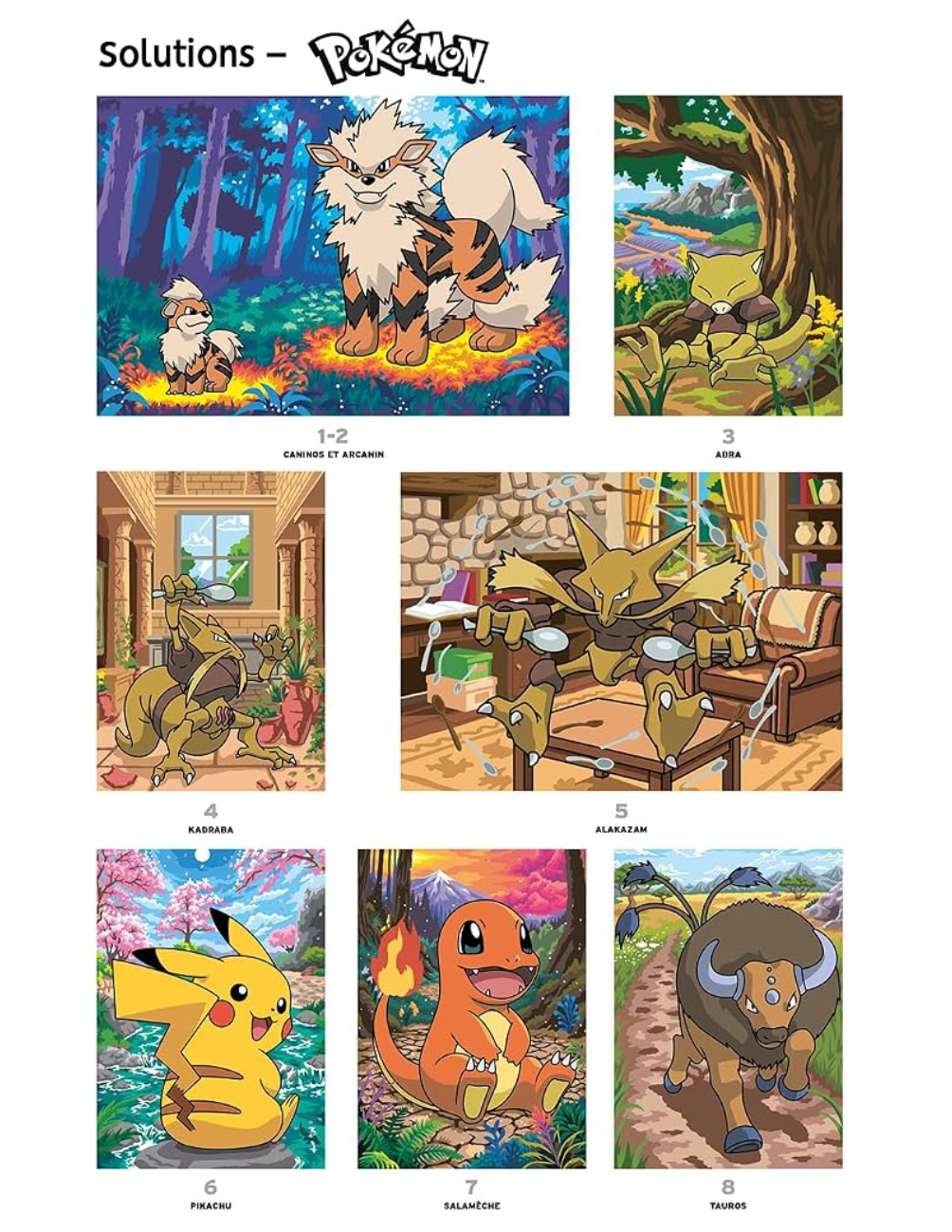 Pokémon Mystery Coloring Book Tome 2 PDF | Color by Number | Printable Digital Download | Anime Coloring Pages