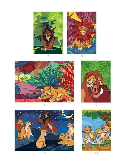 Disney Mystery Coloring Book – The Lion King | Color by Number | Printable PDF | Digital Download