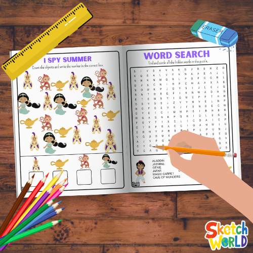 Aladdin Worksheets | 59+ Printable Activity & Learning Pages for Kids