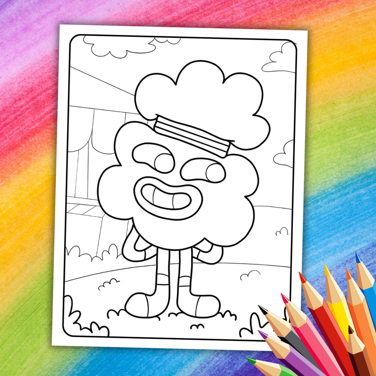 Gumball Coloring Book | 26 Fun Printable Pages for Kids