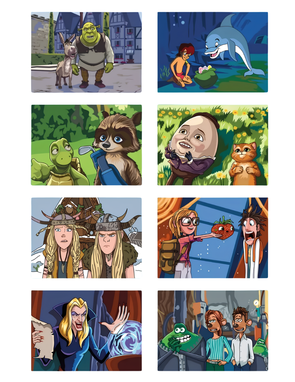 Favorite Cartoons Color by Number | Mystery Coloring Book PDF | Cartoon Coloring Pages | Printable Digital Download