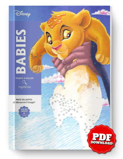 Disney Babies Dot-to-Dot Coloring Book – Mystery Color by Number (PDF Download)