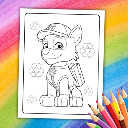 Paw Patrol Coloring Book | 52 Fun Printable Pages for Kids