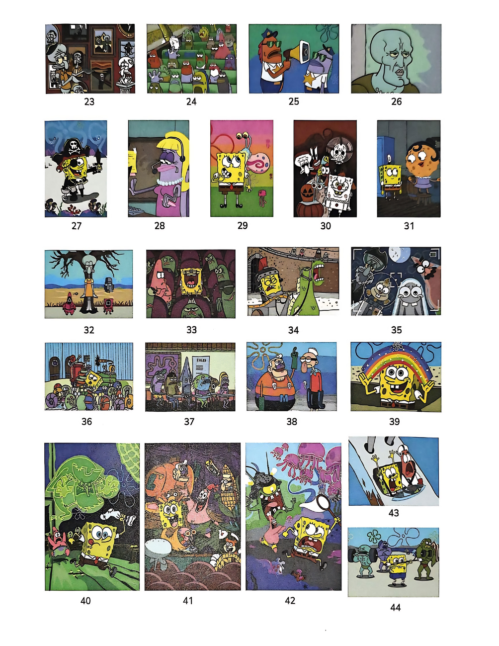 SpongeBob Mystery Color By Number Book | Printable PDF | Color by Number | Instant Digital Download