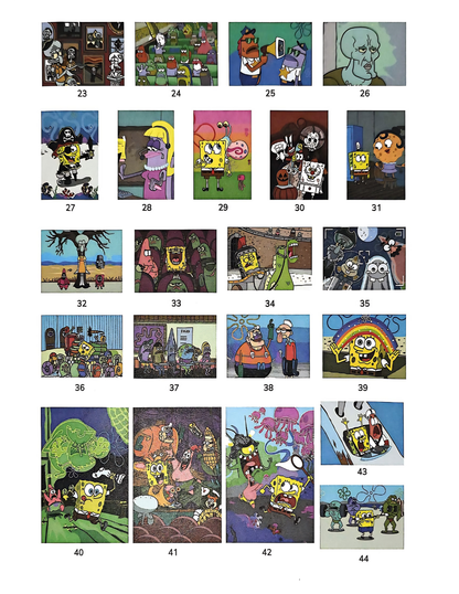 SpongeBob Mystery Color By Number Book | Printable PDF | Color by Number | Instant Digital Download