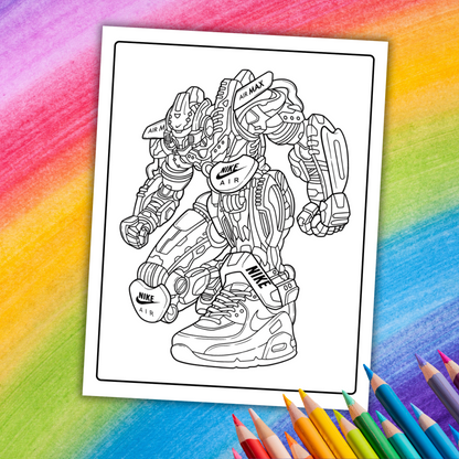 FREE Sneaker Coloring Book | 22 Printable Pages for Sneakerheads & Kids