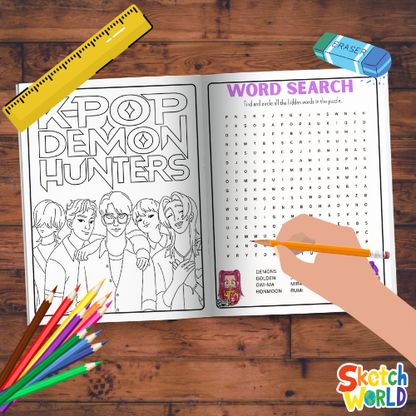 K-Pop Demon Hunters Worksheets | Printable Activity & Learning Pages for Kids