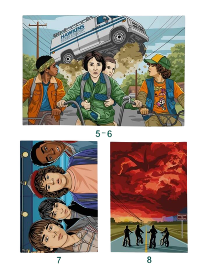 Stranger Things Color by Numbers | Mystery Coloring Book PDF | Printable & Digital Download