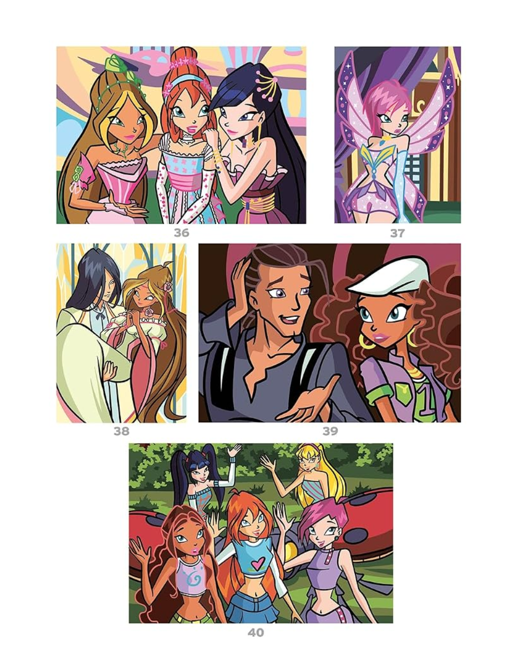 Winx Club Mystery Color By Number Book | Fairy Coloring Book | Printable PDF | Instant Digital Download