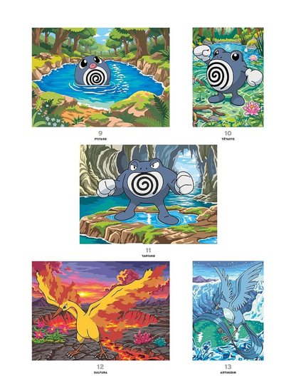 Pokémon Mystery Coloring Book Tome 2 PDF | Color by Number | Printable Digital Download | Anime Coloring Pages