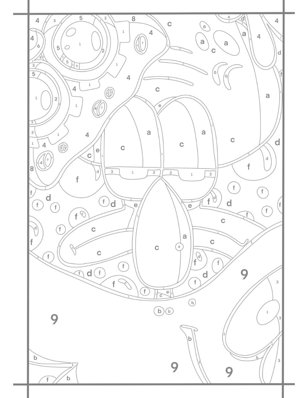 Just Some Cartoons Mystery Coloring Book | Cartoon Color by Number | Printable PDF | Mystery Coloring Pages | Digital Download