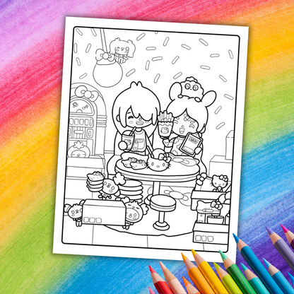 Toca Boca Coloring Book | 24 Fun Printable Pages for Kids
