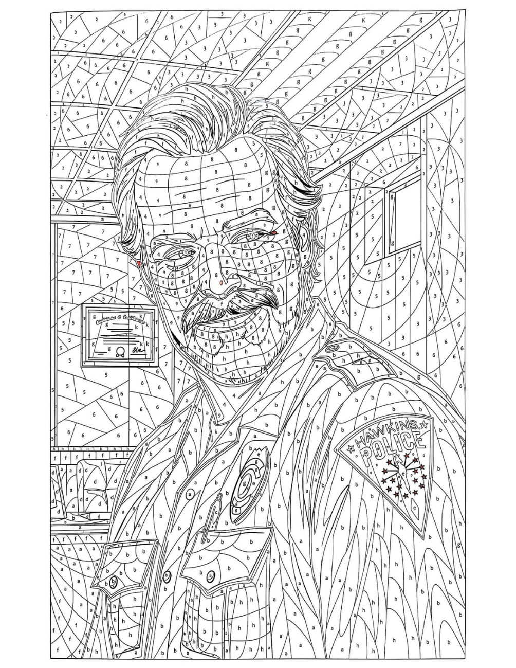 Stranger Things Inspired Mystery Coloring Book | 130+ Horror Pixel Art Color by Number Pages | Printable PDF | Instant Digital Download