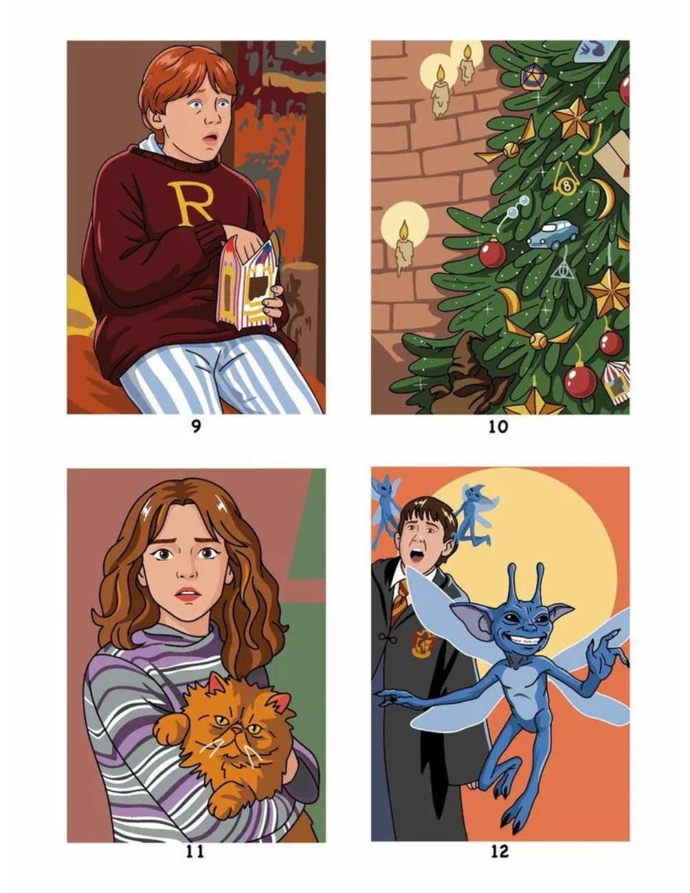 Harry Potter Mystery Color By Number Book | Printable PDF | Color by Number | Instant Digital Download