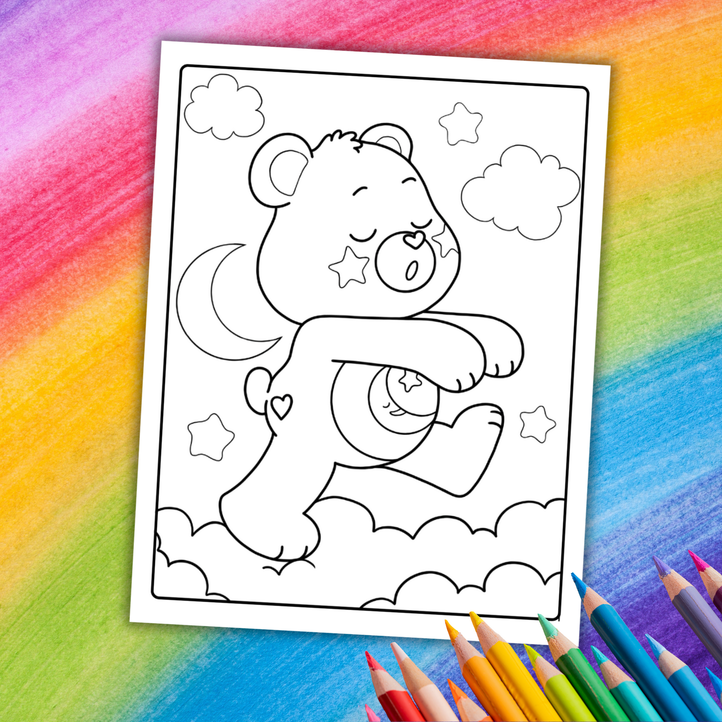 Care Bears Coloring & Activity Book | 25 Fun Printable Pages