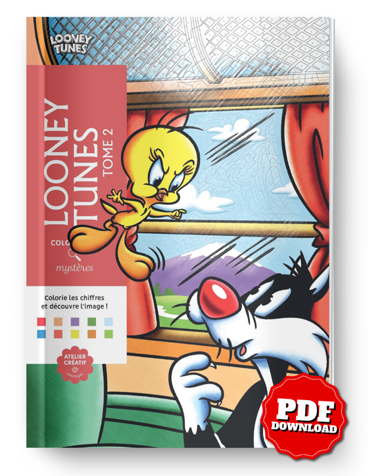 Looney Tunes Mystery Coloring Book – Volume 2 | Printable PDF Download