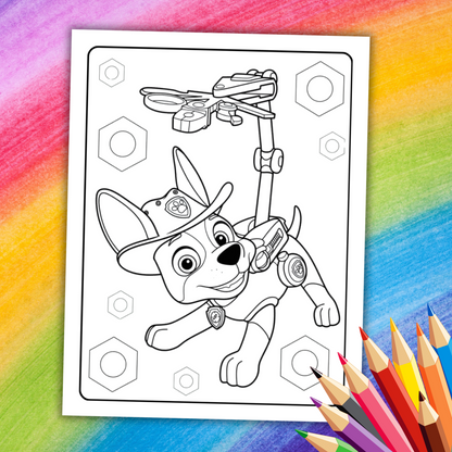 Paw Patrol Coloring Book | 52 Fun Printable Pages for Kids
