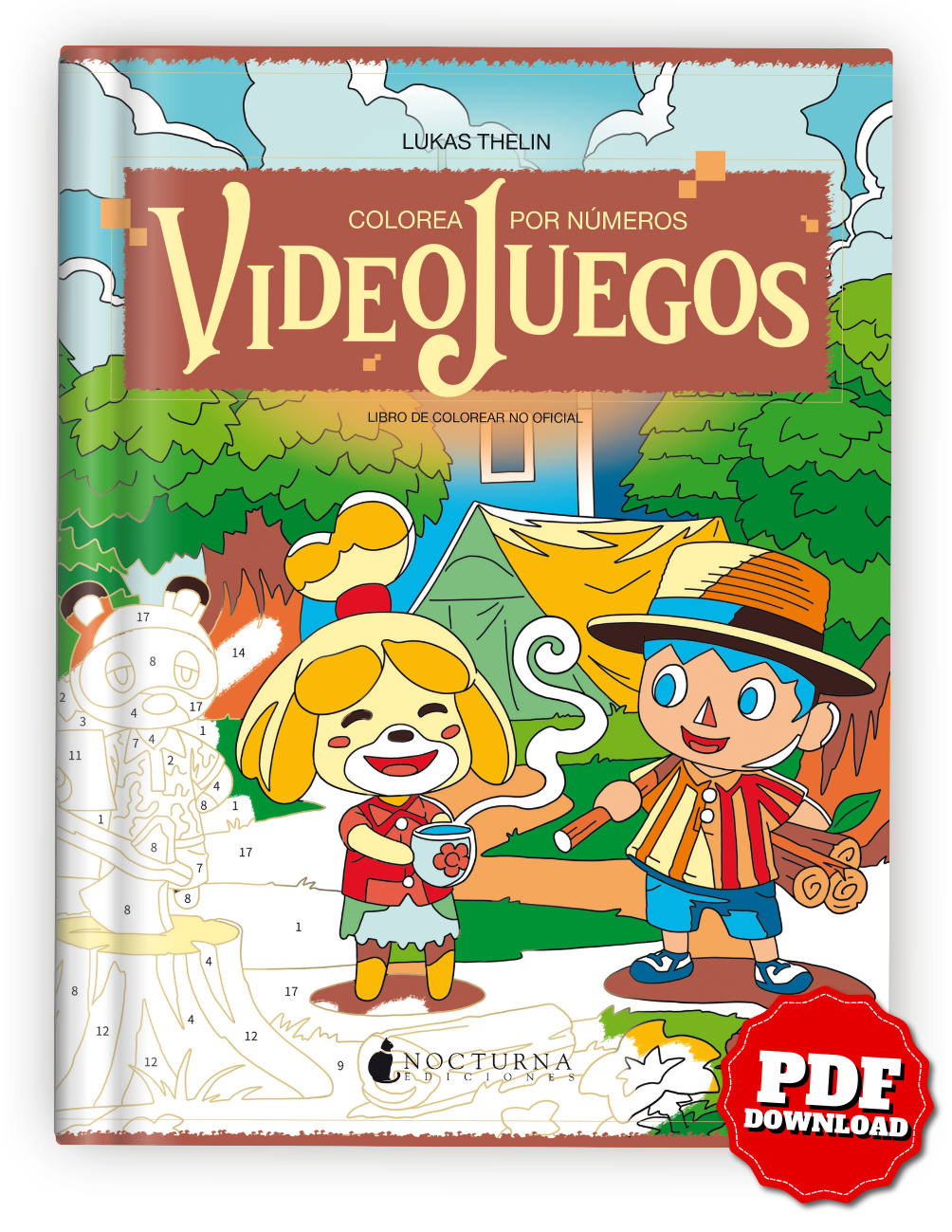 Video Game Color-By-Number PDF – 50+ Iconic Scenes | Printable & iPad Coloring Book