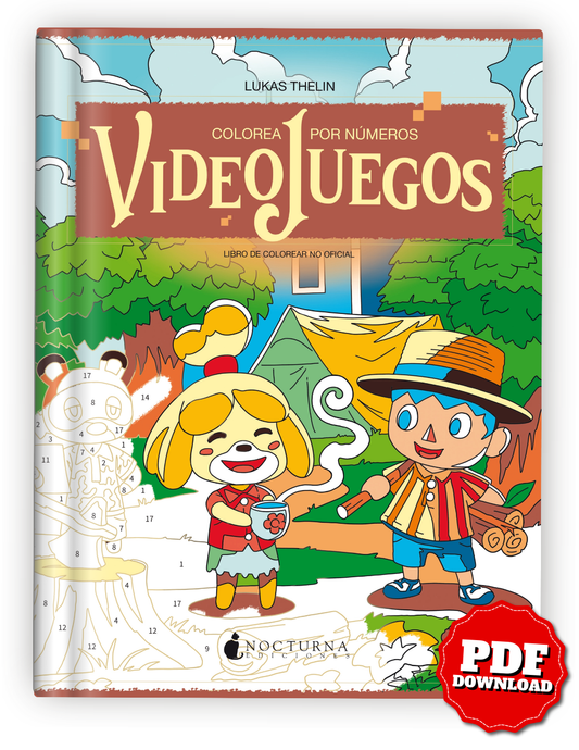 Video Game Color-By-Number PDF – 50+ Iconic Scenes | Printable & iPad Coloring Book