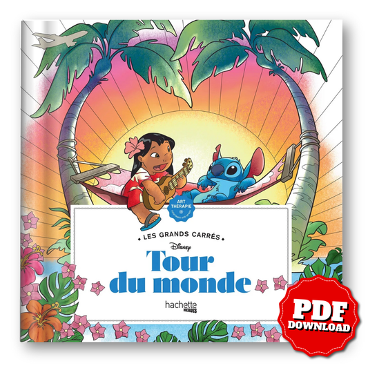 Disney – World Tour: Art Therapy Coloring Book (PDF)