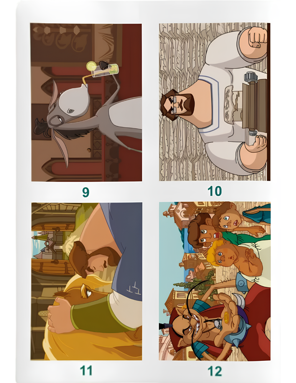 Three Bogatyrs Mystery Coloring Book PDF | Russian Cartoon Color by Number | Printable Digital Download