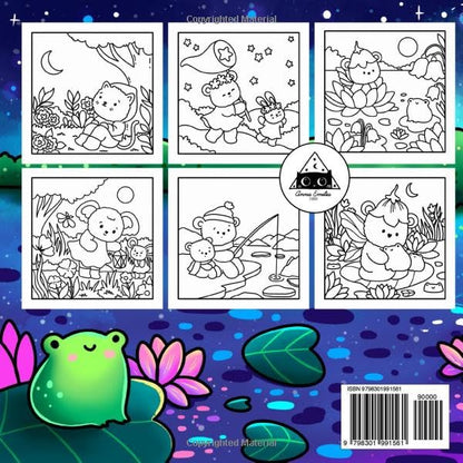 Sweet Night: A Hand-Drawn Coloring Book for All Ages – 42 Magical Illustrations of Starry Skies, Cute Animals, and Peaceful Night Scenes: Relax and ... Perfect for Coloring Enthusiasts of All Ages