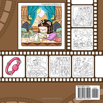 Parody Meowvies: Naughty and Cute Coloring Book for Adults Featuring Fuzzy Cat and Cozy Friends with Funny Movie-Inspired Scenes