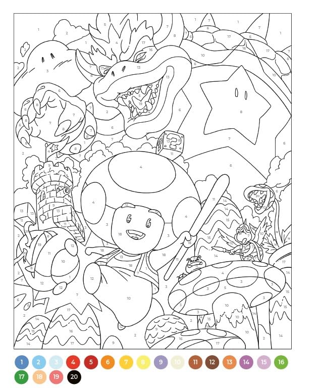 Video Game Color-By-Number PDF – 50+ Iconic Scenes | Printable & iPad Coloring Book