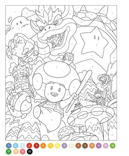 Video Game Color-By-Number PDF – 50+ Iconic Scenes | Printable & iPad Coloring Book