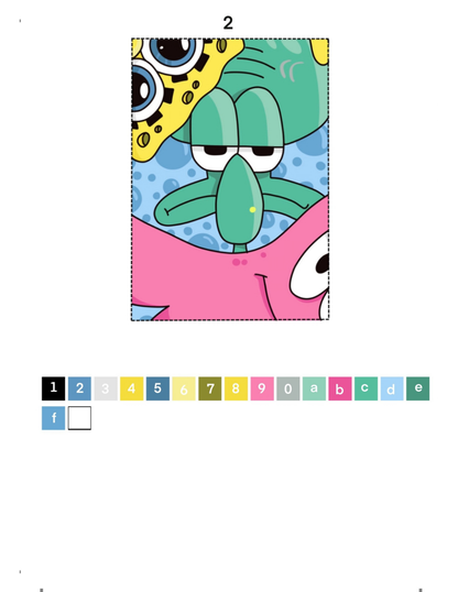 Just Some Cartoons Mystery Coloring Book | Cartoon Color by Number | Printable PDF | Mystery Coloring Pages | Digital Download