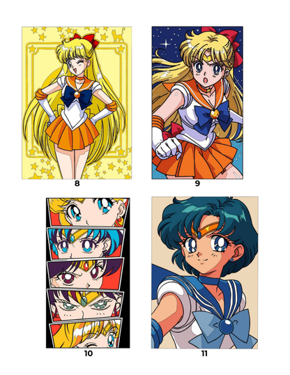 Mix Anime Cartoons Mystery Coloring Book PDF | Digital Download Color by Number Pages