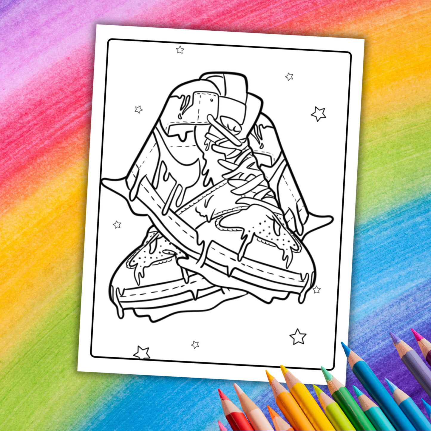FREE Sneaker Coloring Book | 22 Printable Pages for Sneakerheads & Kids