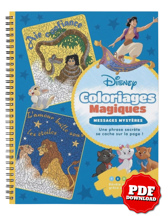 Disney Magical Coloring Book – Hidden Messages Edition