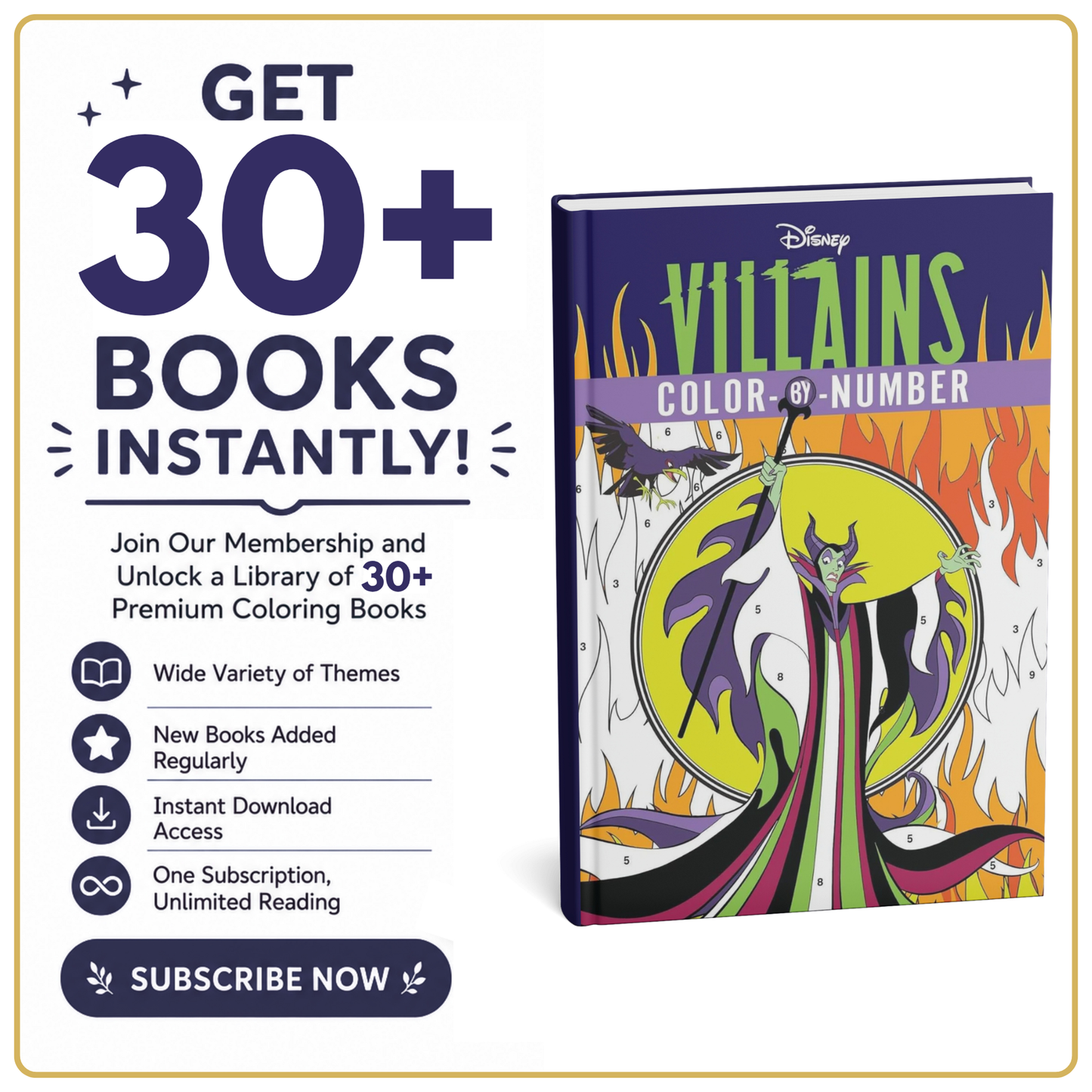 Unlimited Access – 300+ Coloring Books