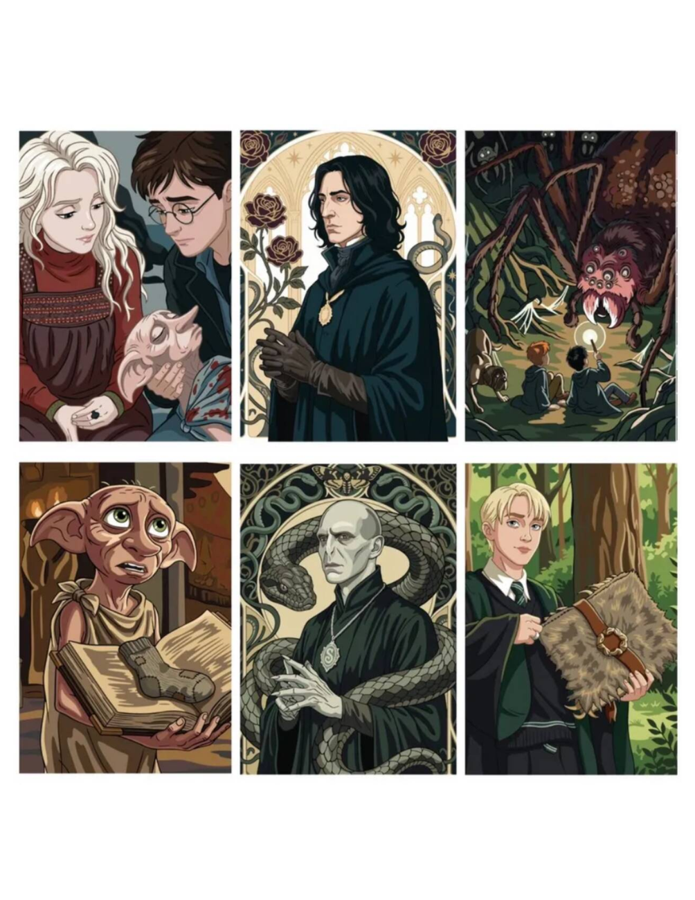 Harry Potter Mystery Coloring Book PDF | Wizardry & Magic Fantasy Coloring | Printable Digital Download