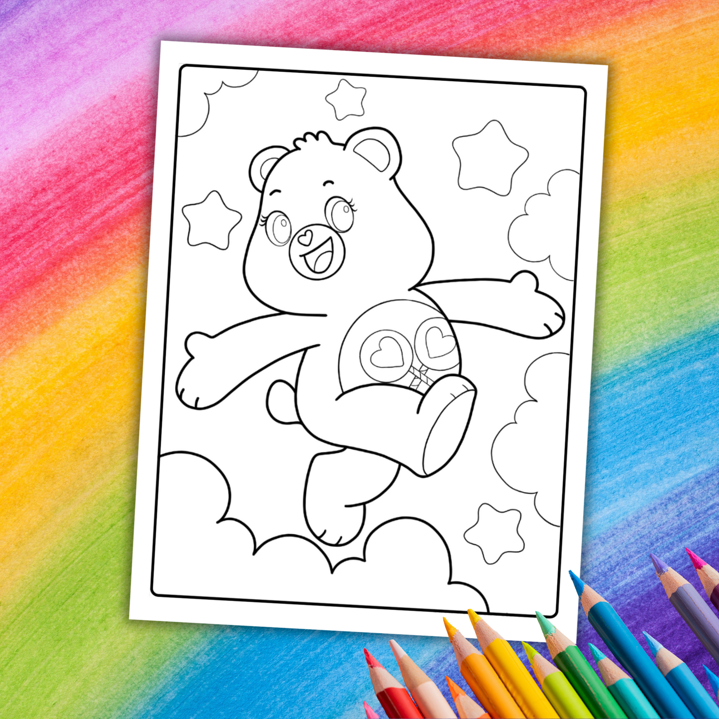 Care Bears Coloring & Activity Book | 25 Fun Printable Pages