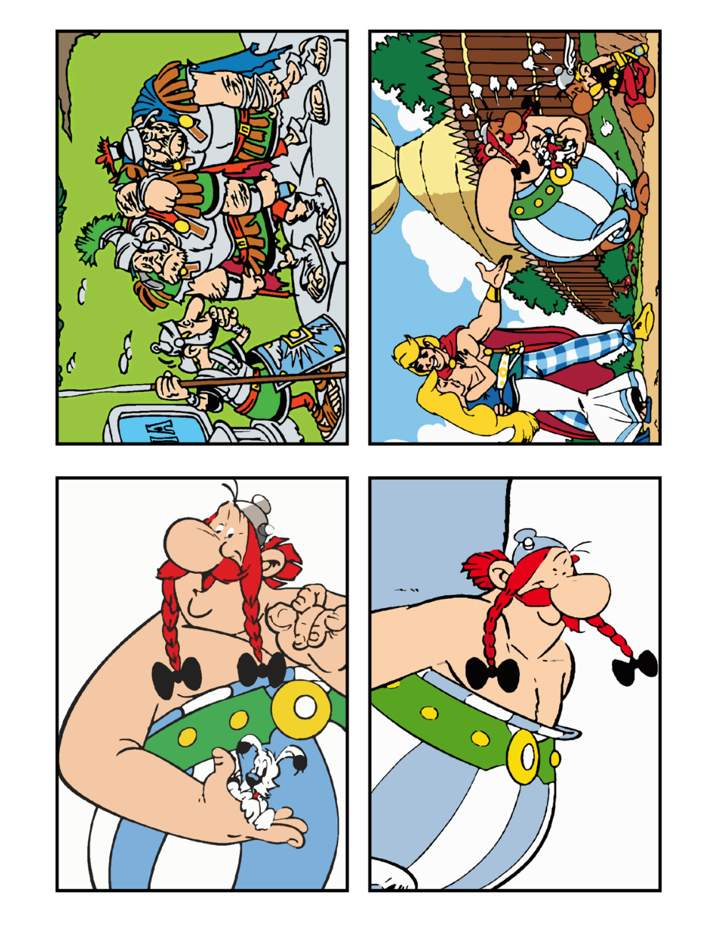 Asterix Mystery Color by Number | Asterix & Obelix Coloring Book | Printable PDF | Mystery Coloring Pages | Instant Download