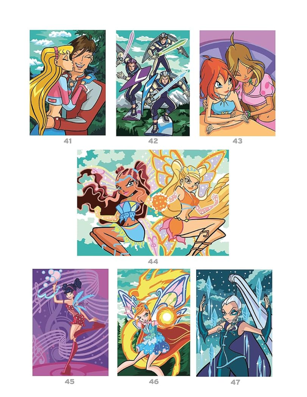 Winx Club Mystery Color By Number Book | Fairy Coloring Book | Printable PDF | Instant Digital Download
