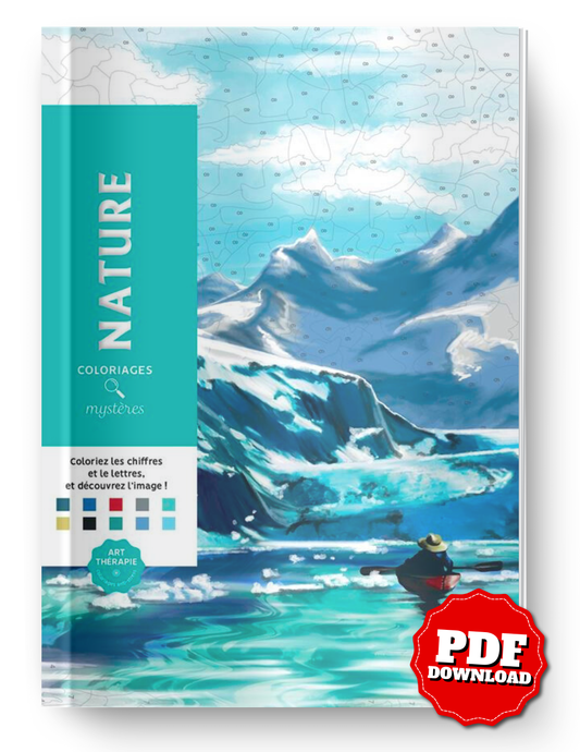 Mystery Coloring – Nature | 100 Brand-New Color-by-Code Pages
