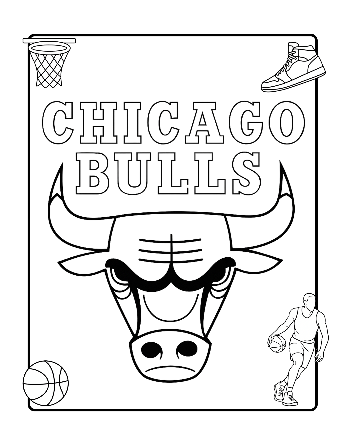 Baseball Coloring Book | MLB-Inspired Printable PDF
