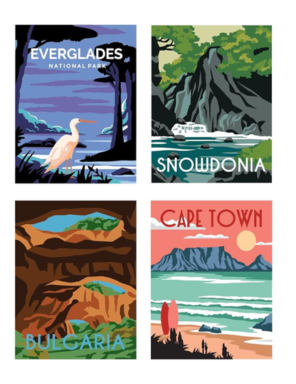 Incredible Nature Mystery Coloring Book PDF | 40 Color by Number Pages | Landscapes, Wildlife & Nature | Printable Digital Download