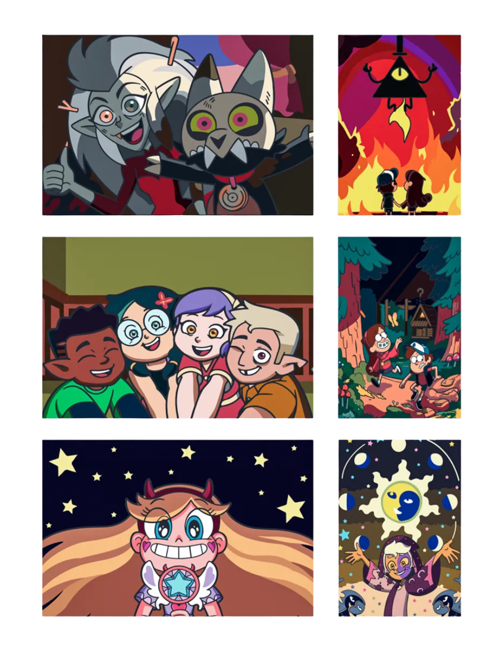 Star vs. the Forces of Evil Mystery Coloring Book | Color by Number | Cartoon Mystery Coloring | Printable PDF | Digital Download