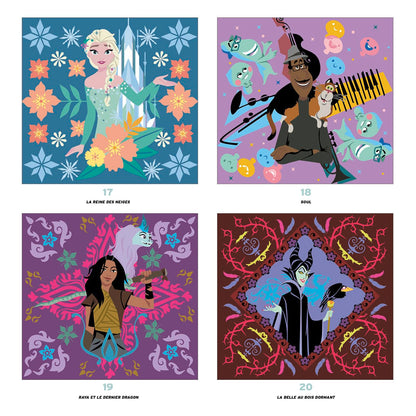 Disney Mandalas – Mystery Coloring Book (40 Pages) | Printable & iPad-Friendly