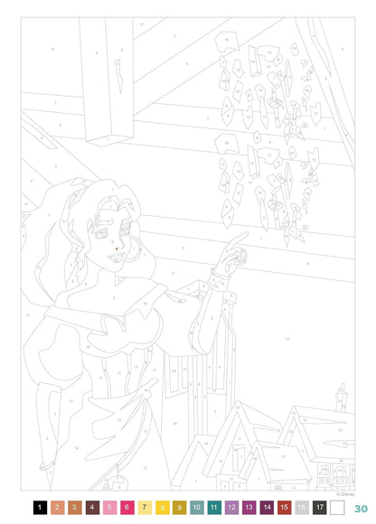 Disney Classic Characters – Color by Number Coloring Book