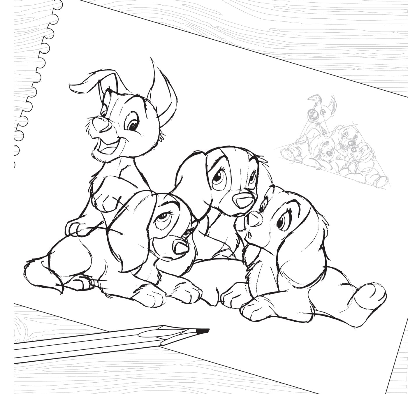 Disney – Furry Friends: Art Therapy Coloring Book (PDF)