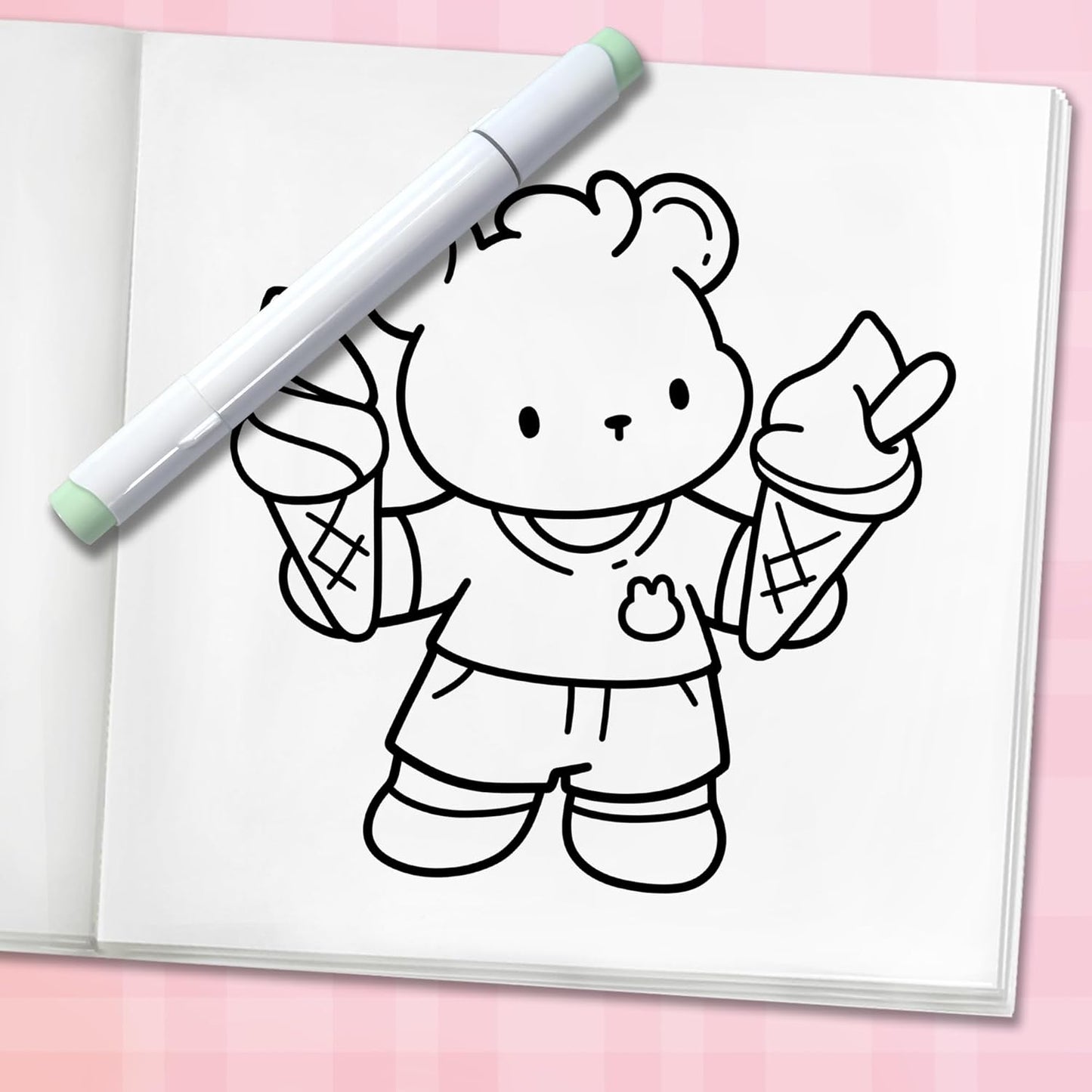 Cozy Animals: Bold and Easy Coloring Book for Adults and Teens with Cute and Simple Characters for Relaxation