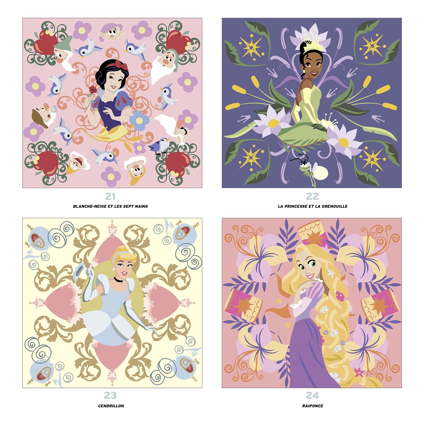 Disney Mandalas – Mystery Coloring Book (40 Pages) | Printable & iPad-Friendly