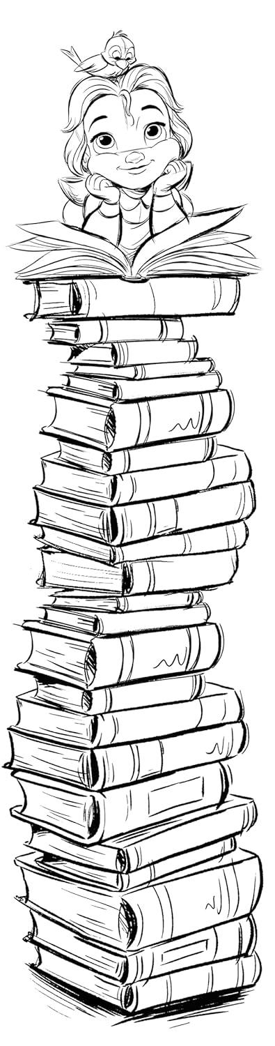 Cute Doll Characters Coloring Bookmarks – 40 Printable Designs (PDF)