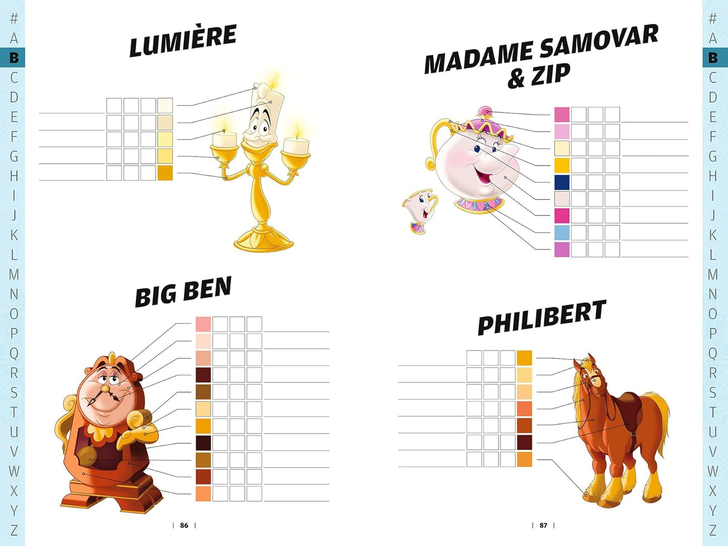 Disney Mystery Coloring Companion Book – Character Color Palette Guide | Printable PDF Download