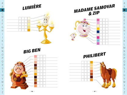 Disney Mystery Coloring Companion Book – Character Color Palette Guide | Printable PDF Download